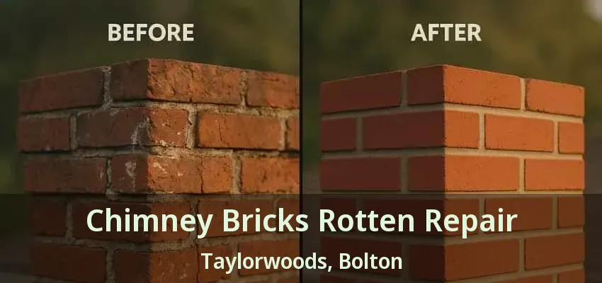 Chimney Bricks Rotten Repair Taylorwoods, Bolton - ON