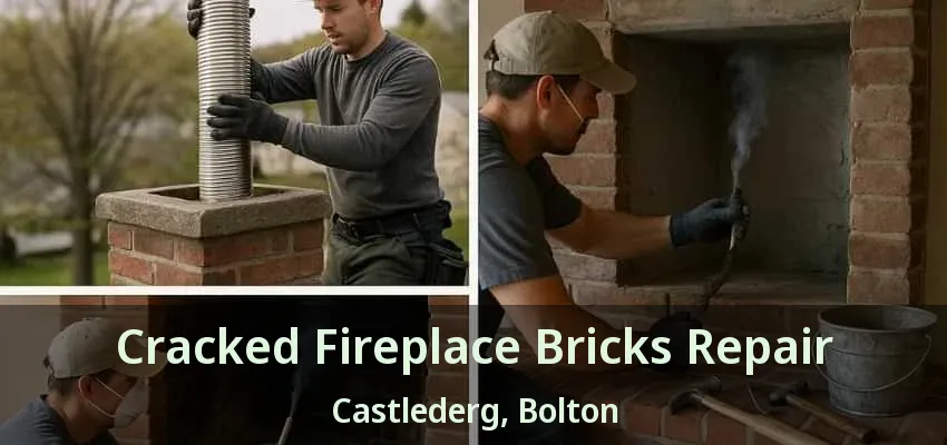 Cracked Fireplace Bricks Repair Castlederg, Bolton - ON