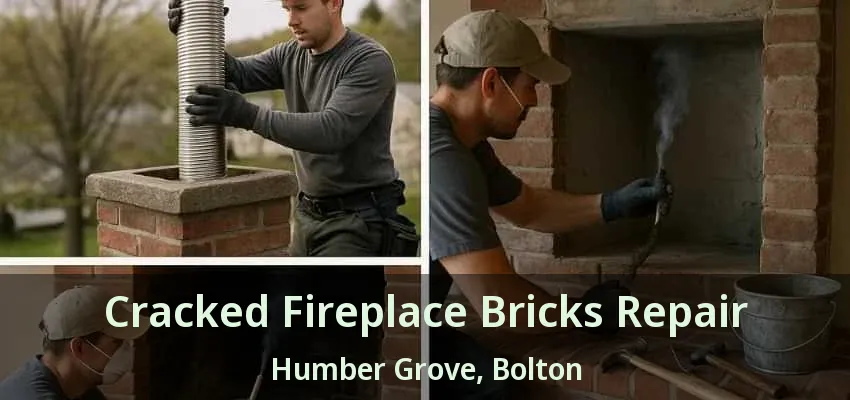 Cracked Fireplace Bricks Repair Humber Grove, Bolton - ON