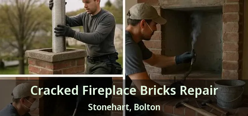 Cracked Fireplace Bricks Repair Stonehart, Bolton - ON
