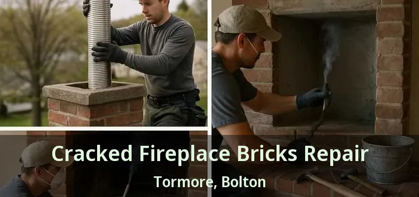Cracked Fireplace Bricks Repair Tormore, Bolton - ON