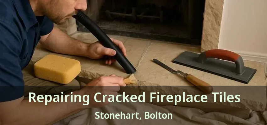 Repairing Cracked Fireplace Tiles Stonehart, Bolton - ON