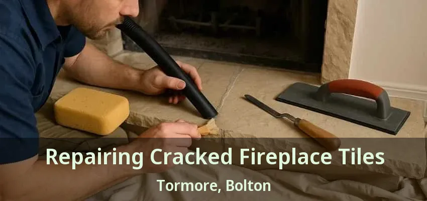Repairing Cracked Fireplace Tiles Tormore, Bolton - ON